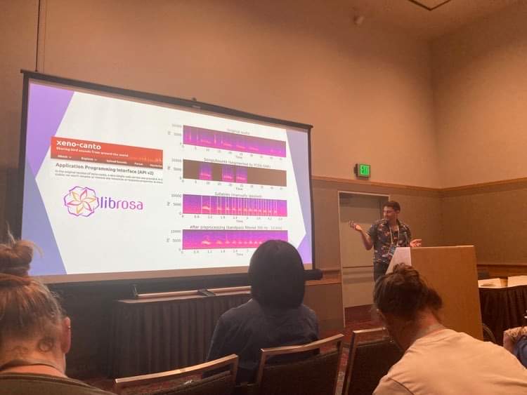 Presenting on bioacoustics at ABS 2023 in Portland